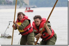 Auch die Damen der FF St. Florian am Inn zeigten ihr Können beim 49. Landes-Wasserwehrleistungsbewerb der OÖ. Feuerwehren