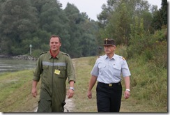 Bewerbsleiter HAW Christoph Traxler und Landesbranddirektor-Stv. Dr. Wolfgang Kronsteiner