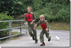 Insgesamt 81 Jugendgruppen gingen an den Start. Die Jugendgruppe der Feuerwehr Schwertberg beim Staffellauf!